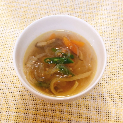 amnos73ちゃん♪野菜たっぷりコンソメスープとても美味しかったです(´ ᴗ ` )ෆ˚*素敵なレシピありがとうございますෆ˚*