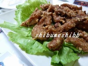 豚もも肉のやわらかスティック揚げ