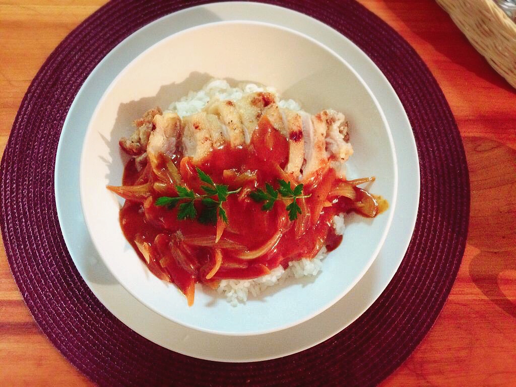 ＊ニワトリの休日＊フレンチカフェ風で簡単＊節約上手