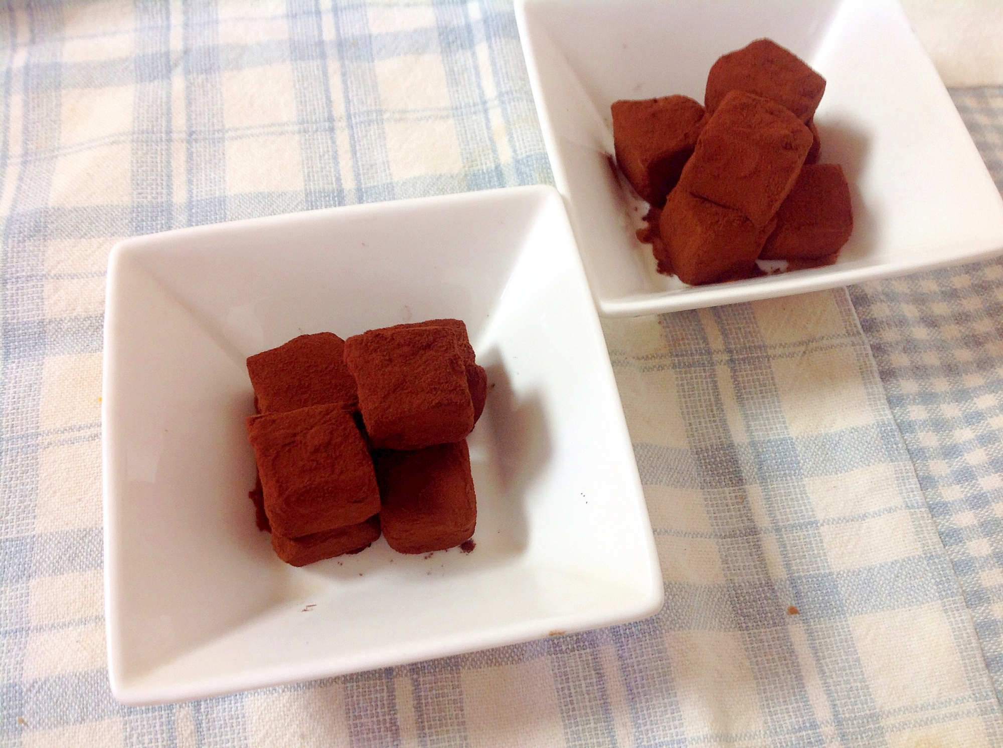 カカオマスで作る♪ヘルシー低糖質な生チョコ☆