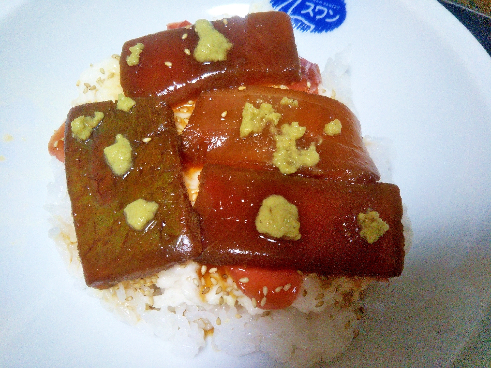 生姜を効かせた♡鮪とろろ丼