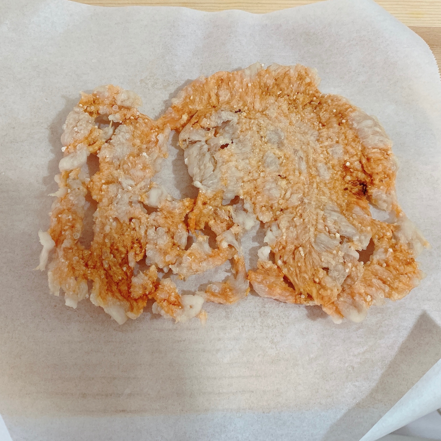 【材料1つ】電子レンジでささみせんべい