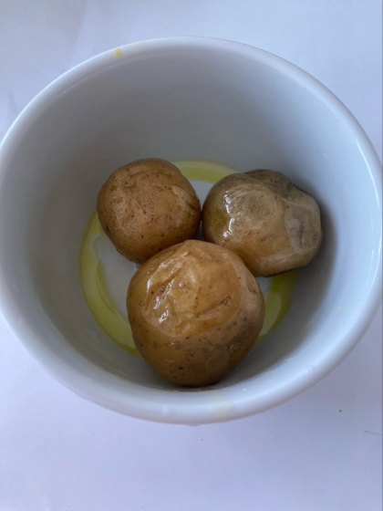 電子レンジで！皮付きじゃがバター