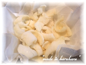 鏡餅がお菓子に変身・・・揚げ餅☆