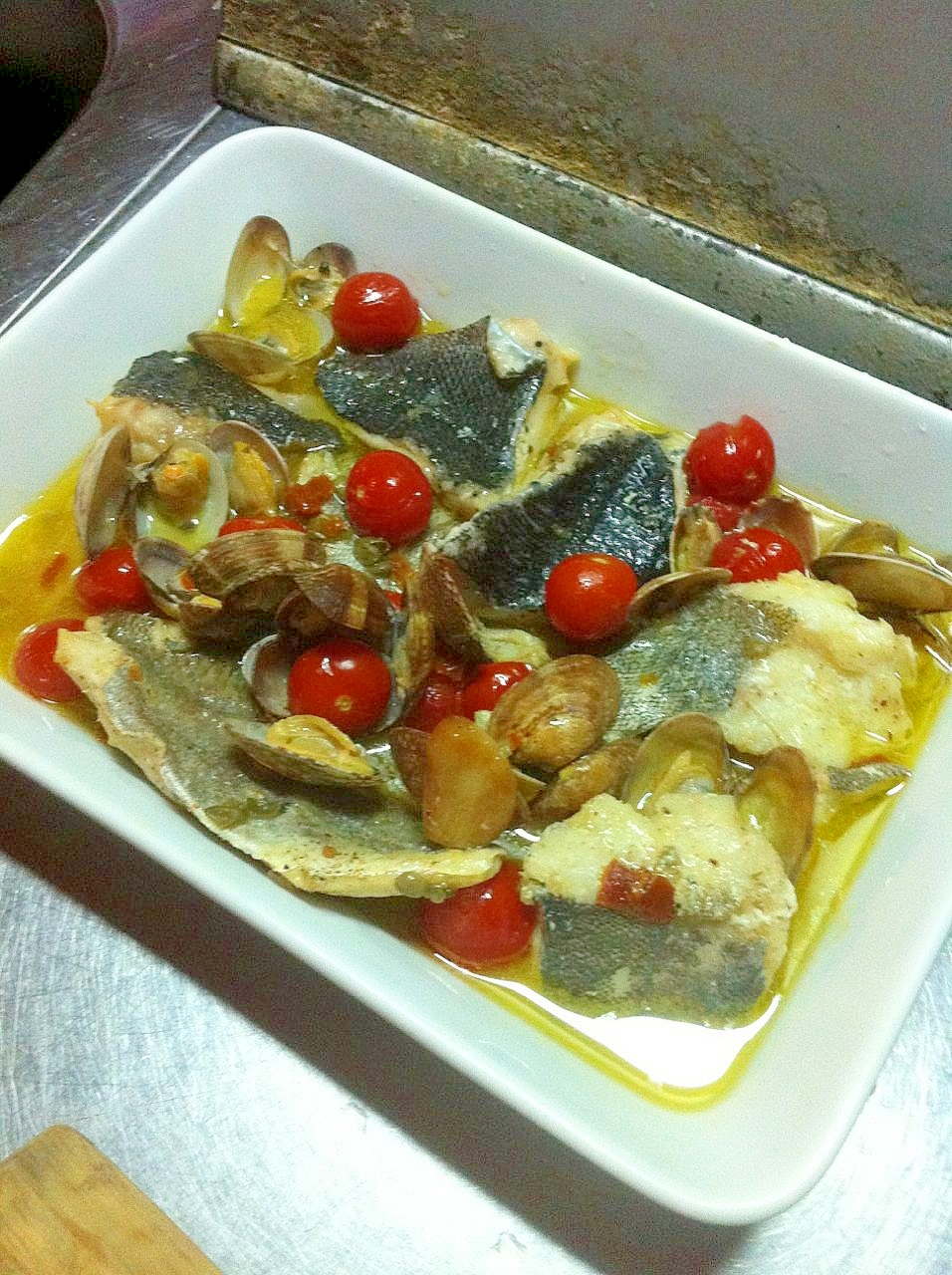 白身魚のアクアパッツァ レシピ 作り方 By Macman3737 楽天レシピ 白身魚のアクアパッツァ レシピ 作り方 By Macman3737 楽天レシピ