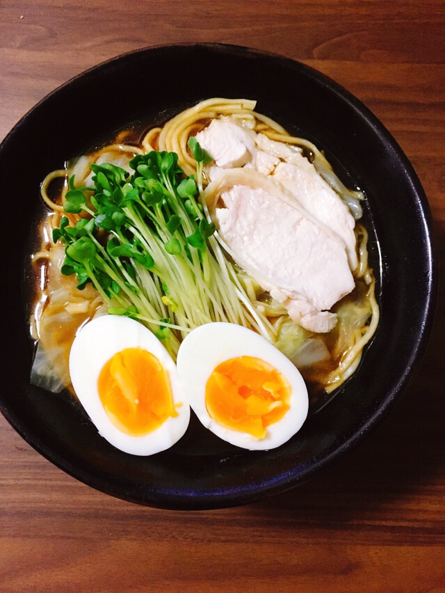 キャベツ入り♪醤油ラーメン