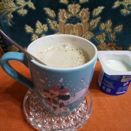 おはようございます
朝食時に一緒にいただきました
豆乳は身体にいいですね〜
先日はレポ有難うございました