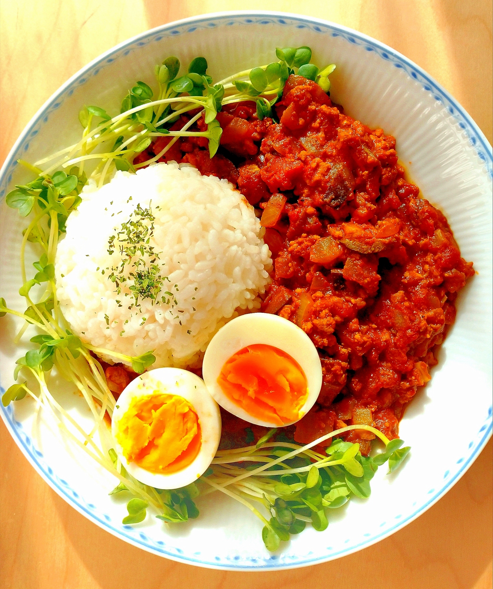 【簡単なのに本格】スパイスで♪トマトキーマカレー