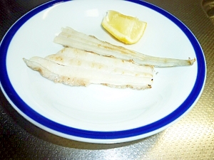 太刀魚の塩レモン焼