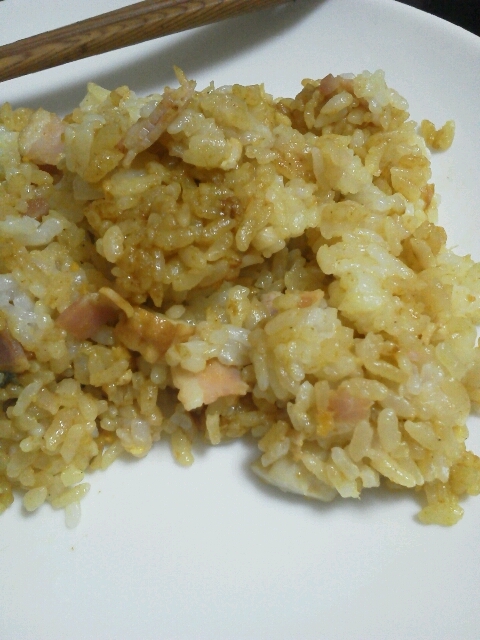 ぱぱっとごはん★カレーピラフもどき