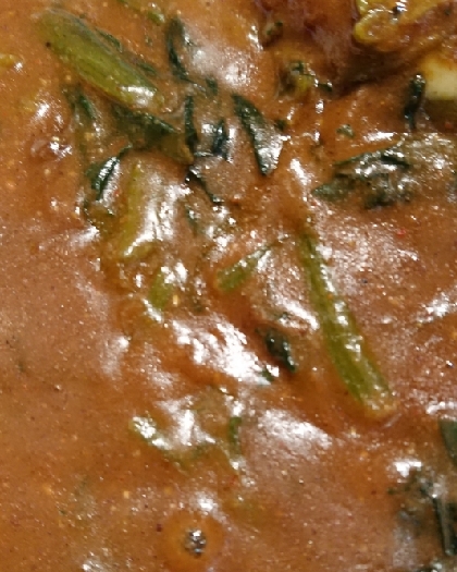 ほうれん草入りカレー