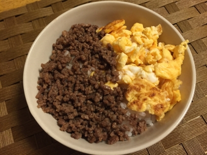 甘辛ウマイ♪そぼろ丼