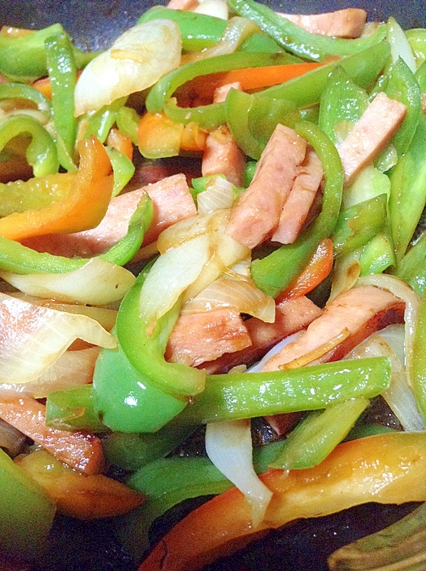 簡単♡スパムの野菜炒め