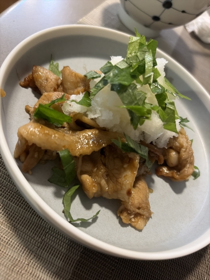 超特急メイン♡さっぱり♡豚肉のおろしポン酢炒め