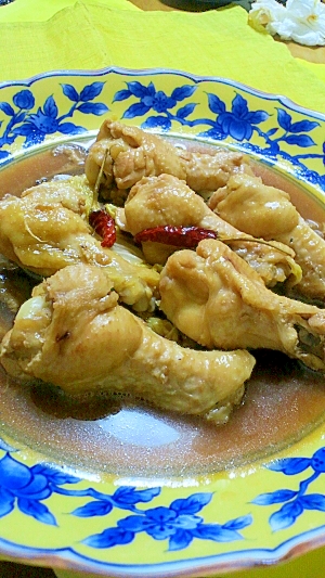鶏手羽元の中華煮