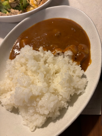 牛肉と玉ねぎのカレーライス