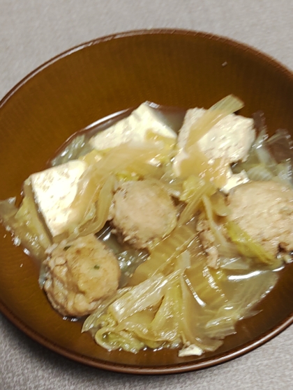 白菜漬け使用！味噌スープ鍋