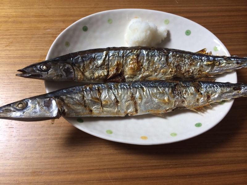 ふっくら〜秋刀魚の塩麹焼き