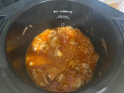 【ホットクック】鶏肉と玉ねぎのケチャップ煮