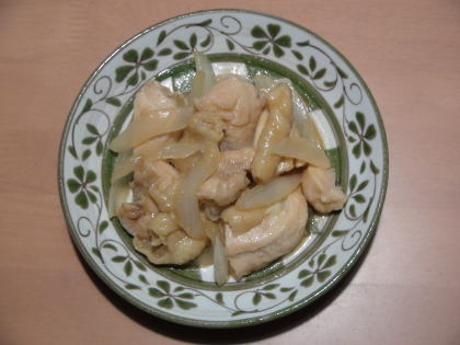 ✿鶏肉と玉ねぎの焼き鳥のたれ炒め❤