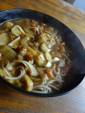 余ったカレーで主婦の一人飯☆カレーうどん