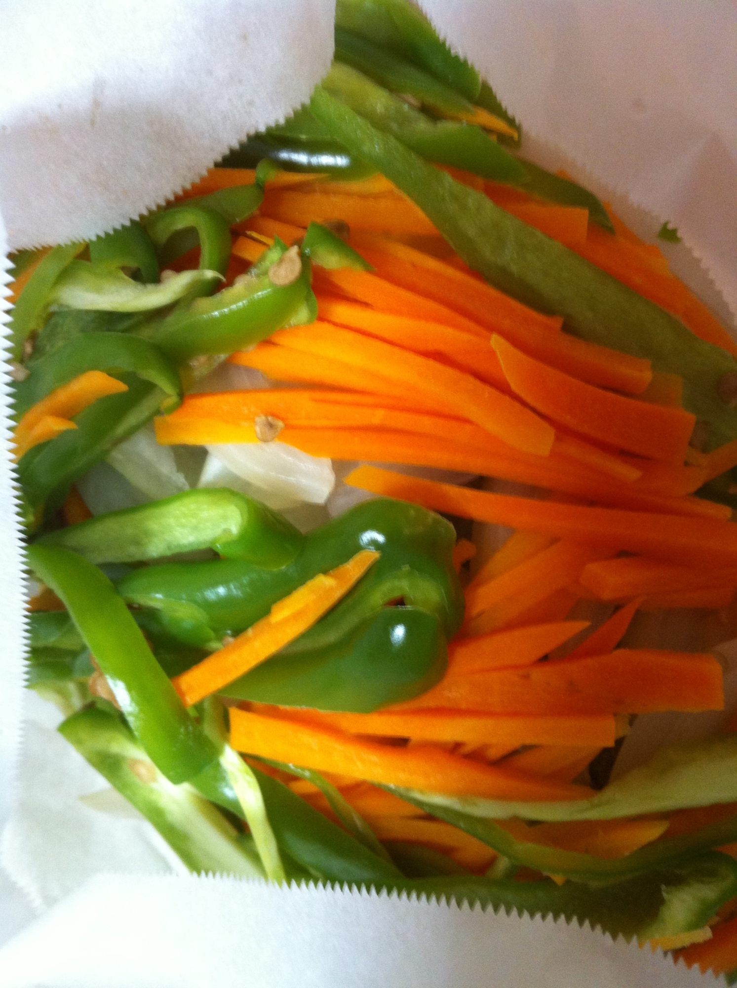 鮭とにんじんと玉ねぎとピーマンの包み焼き レシピ 作り方 By ち たん 楽天レシピ