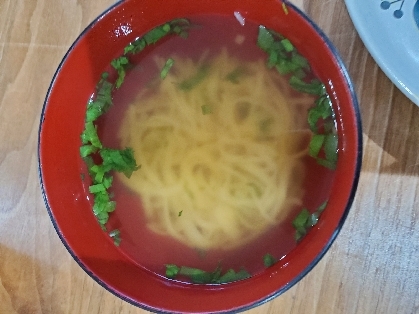 お腹に優しい、玉子にゅうめん
