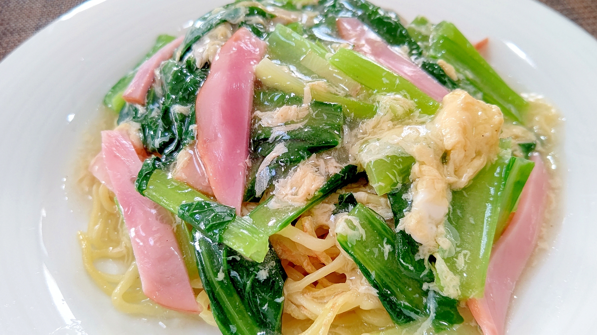 うまうまっ♥️こま玉あんかけ焼きそば!