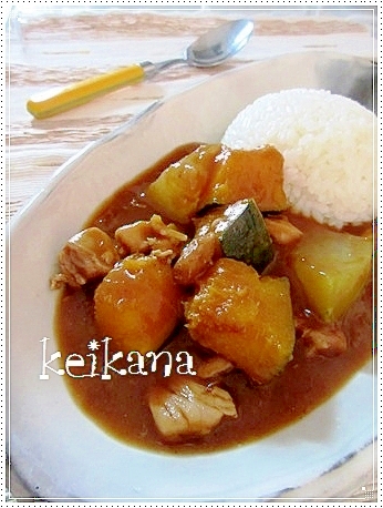 コロとろ冬瓜かぼちゃカレー