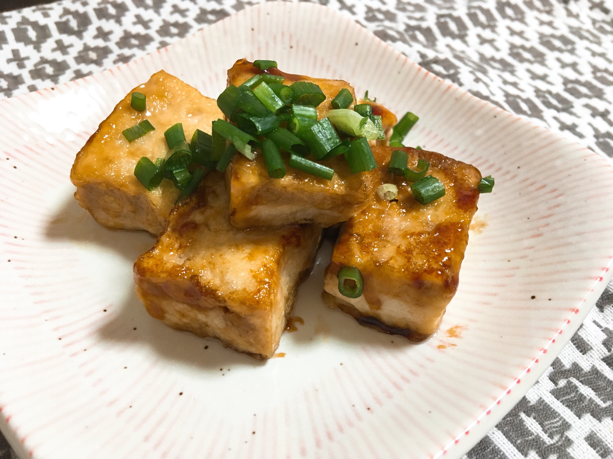 節約料理☆冷凍豆腐の照り焼き☆