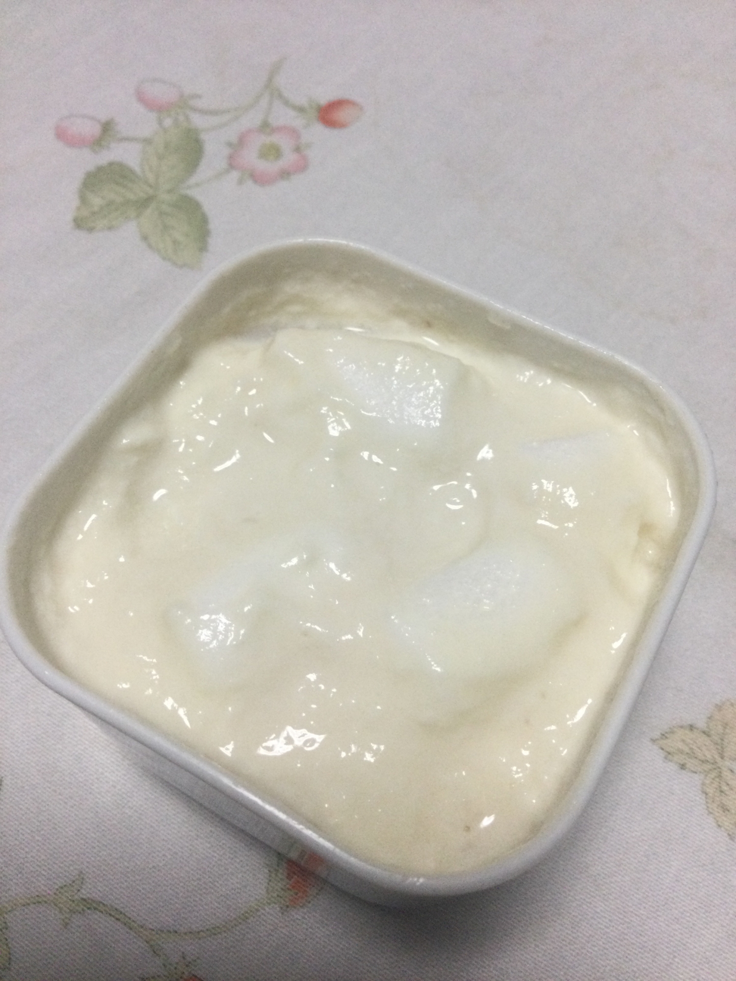 レモンの豆乳寒天とマシュマロ豆乳ヨーグルト