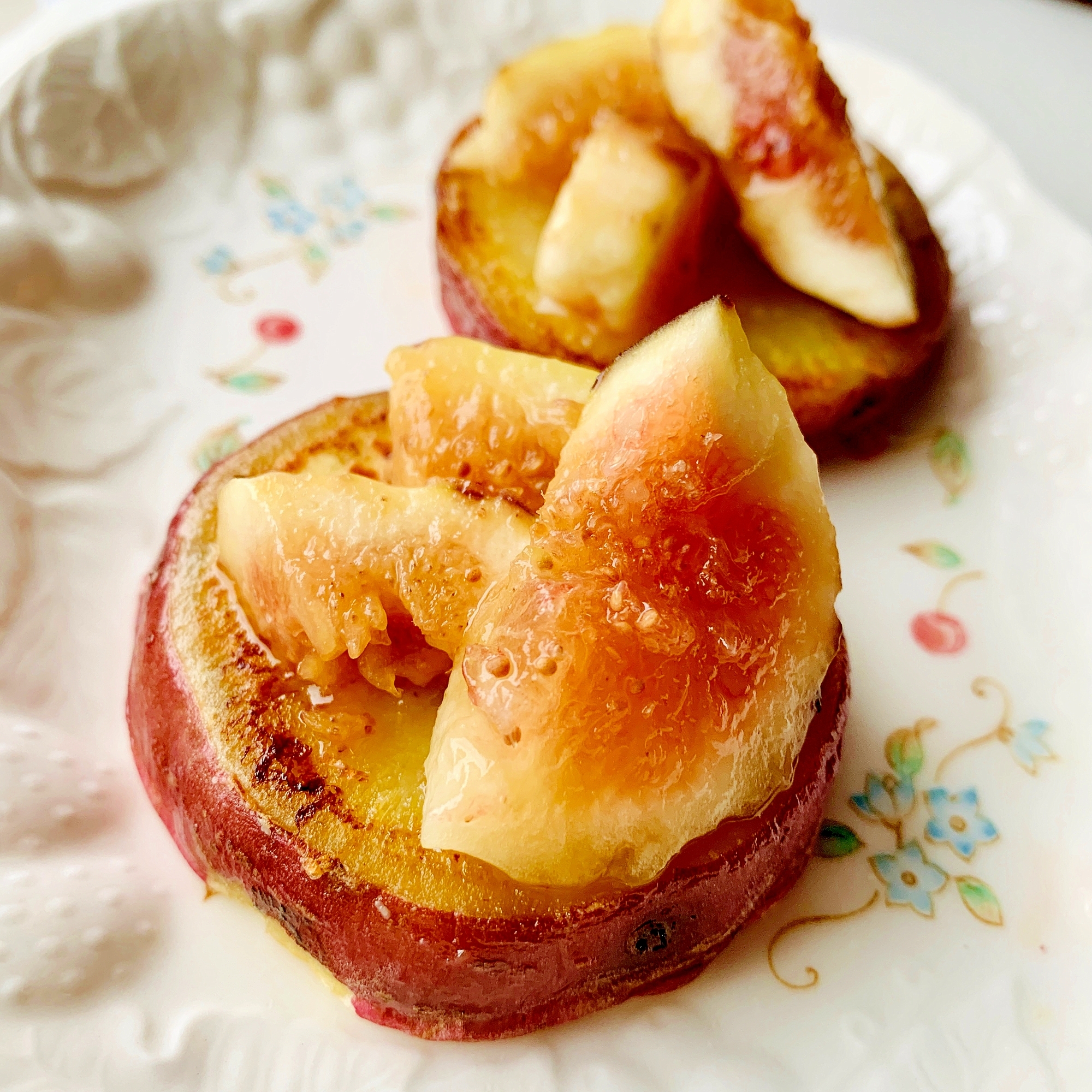 さつまいもとイチジクのスイーツ˚✧₊⁎*◦