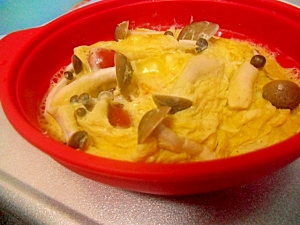 シリコンスチーマーでプチトマトオムレツ レシピ 作り方 By ミスチバス 楽天レシピ