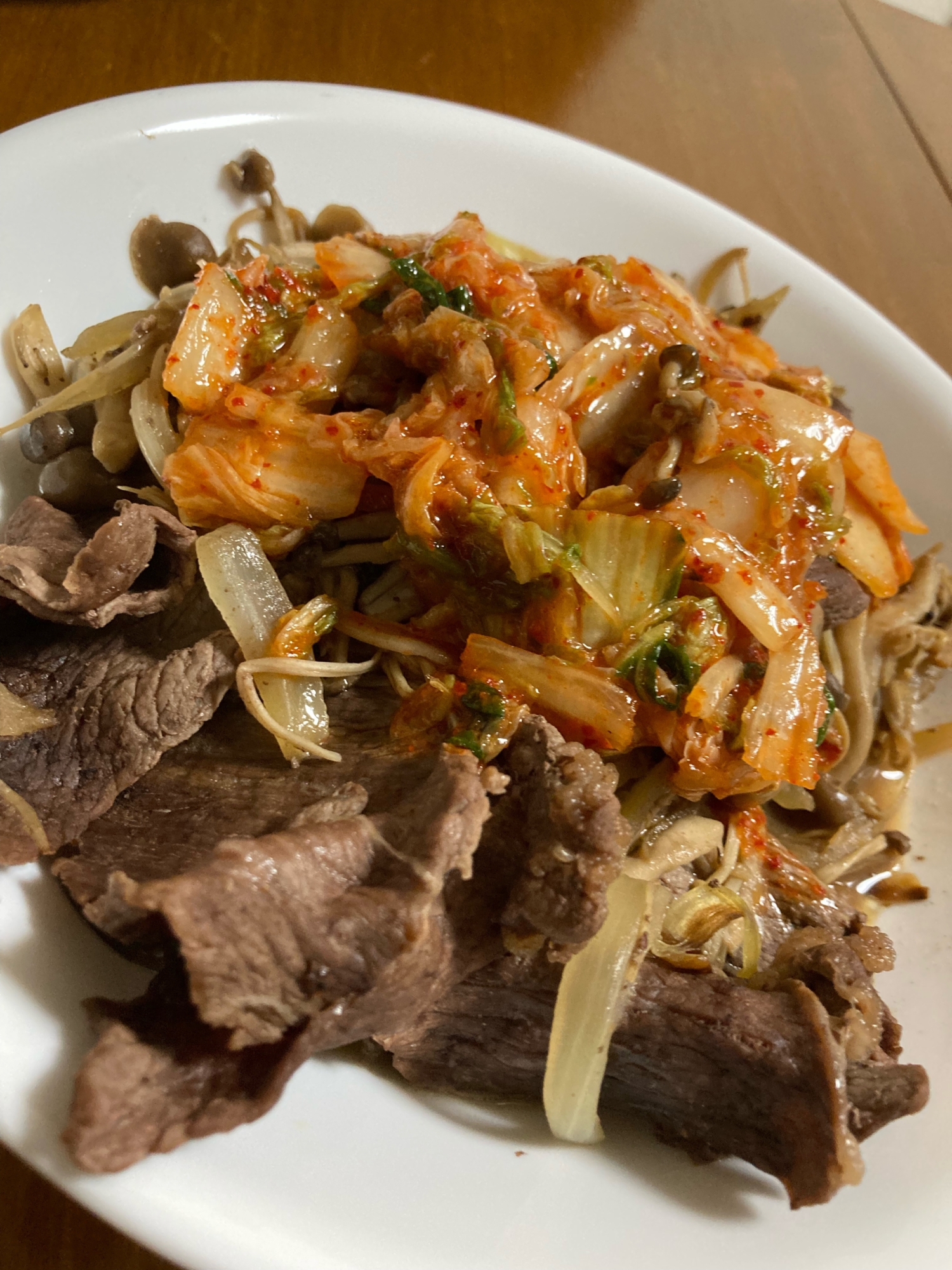 牛キムチ炒め レシピ 作り方 By あもり 楽天レシピ