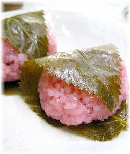 レンジで作る”桜餅”
