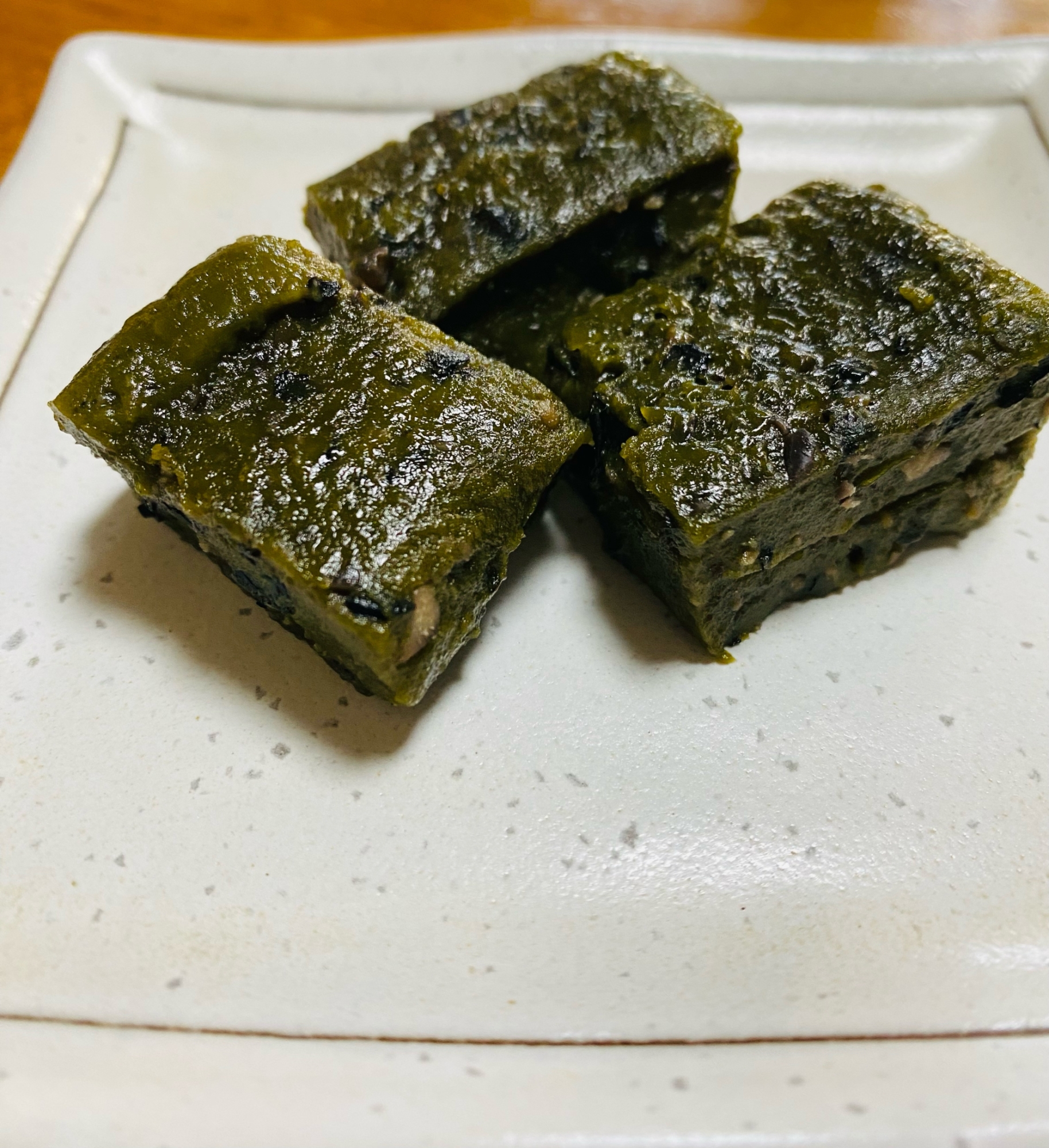 ⭐️レンジで簡単♬プルプル抹茶と黒豆のういろう⭐️