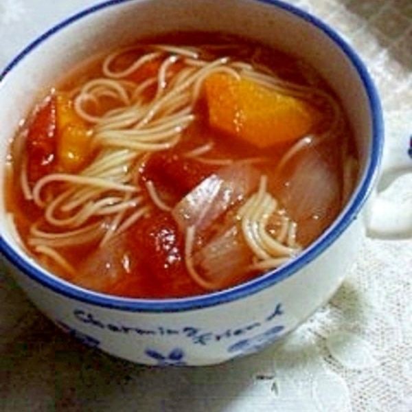素麺入りトマトスープ レシピ 作り方 By ココアケア 楽天レシピ 素麺入りトマトスープ レシピ 作り方 By ココアケア 楽天レシピ