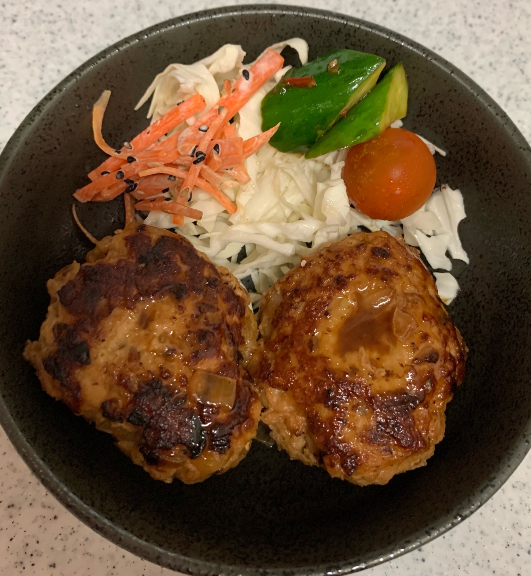 鶏ひき肉の和風ハンバーグ