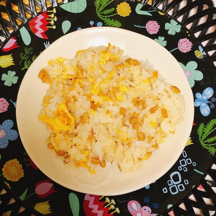 納豆チャーハン★チーズ入り