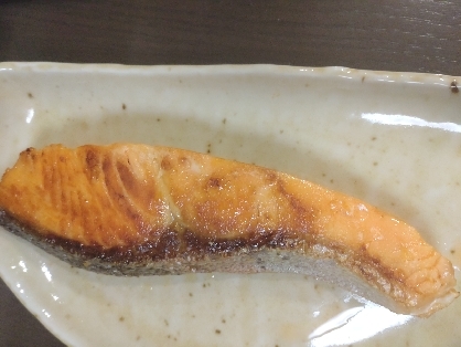 秋鮭のバター焼き