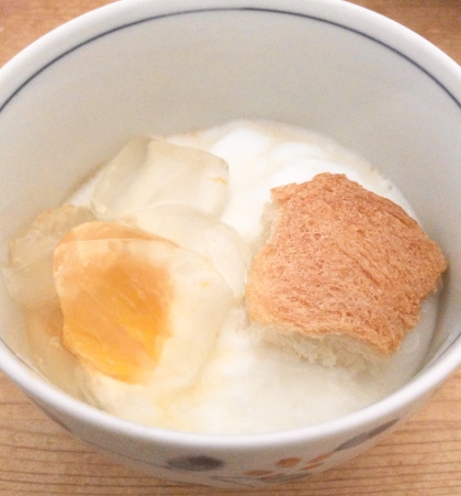お菓子ゼリー♪ヨーグルト