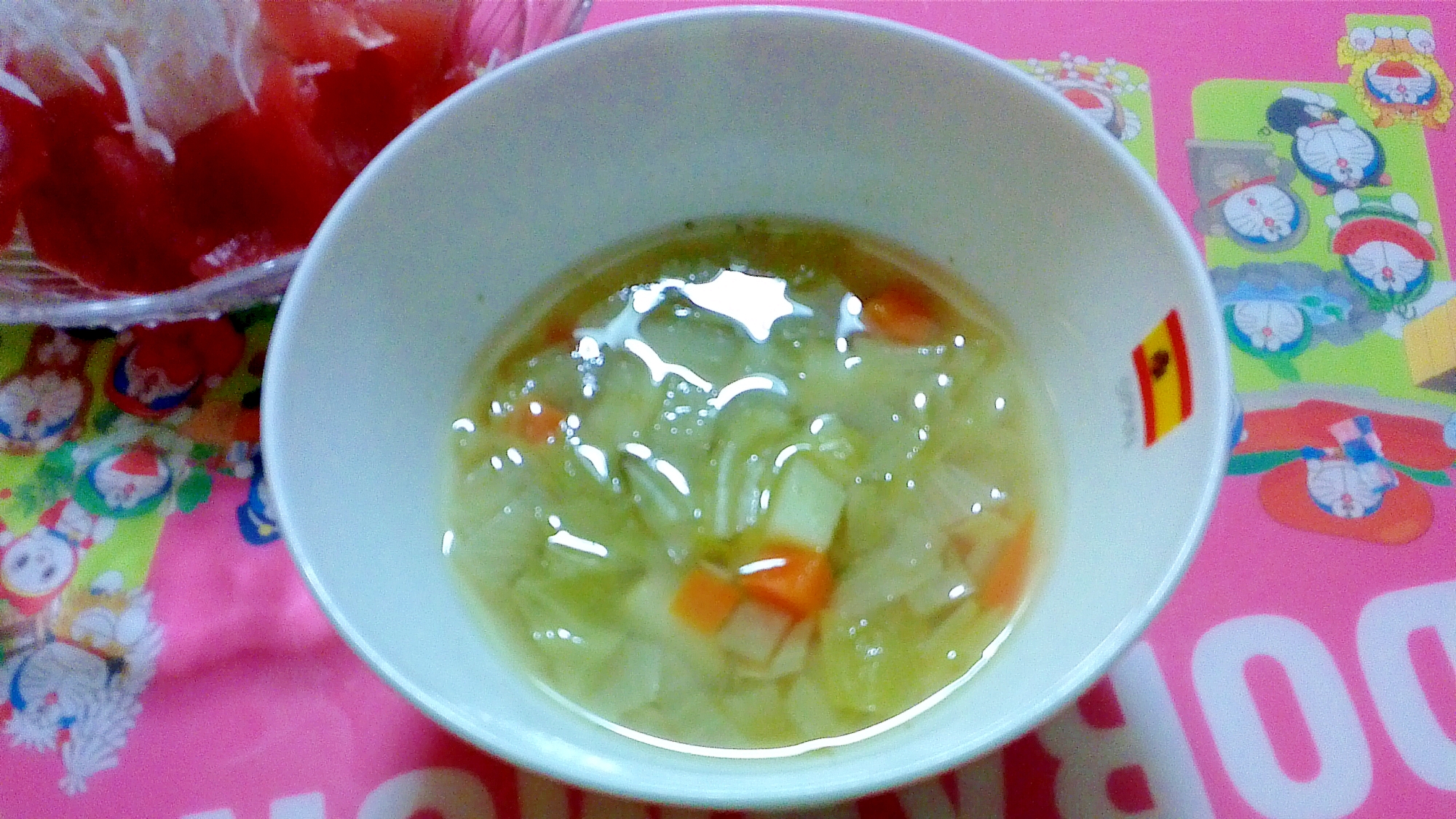 安心ぱくぱく野菜スープ