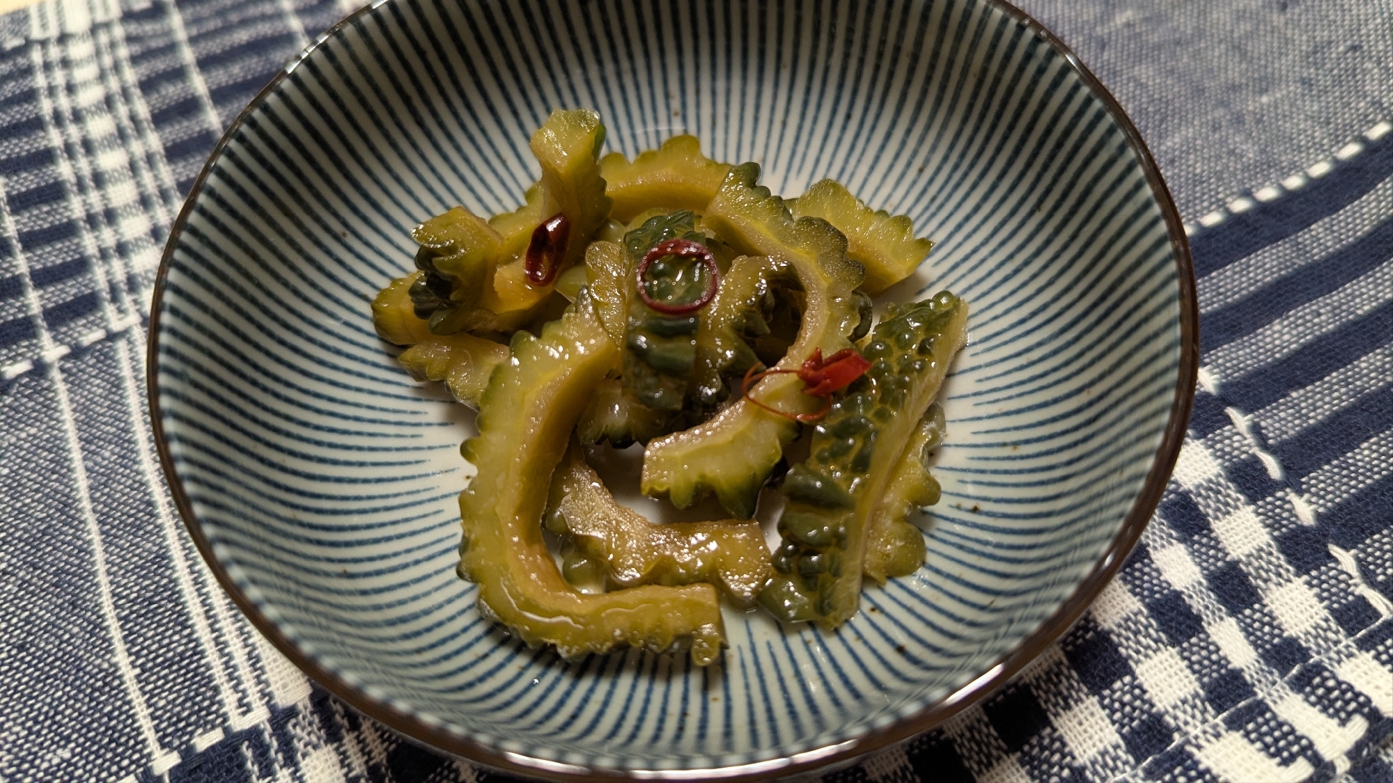 ゴーヤのポン酢漬け