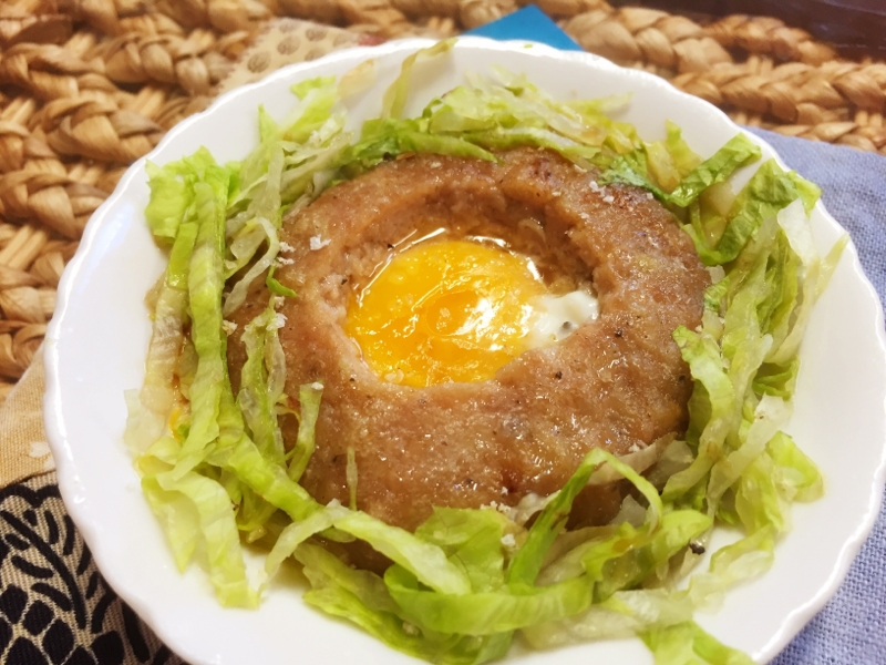 リメイク ハンバーグの巣ごもりサラダ レシピ 作り方 By たかまさ 楽天レシピ