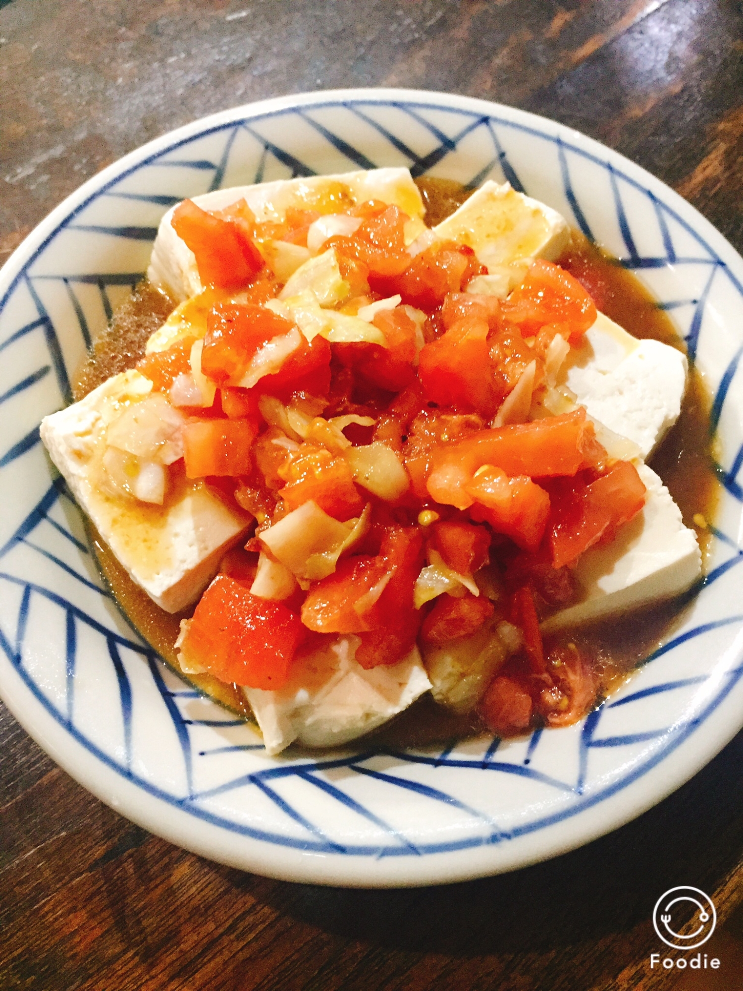 トマトと豆腐のサラダ