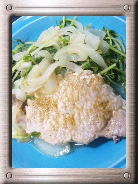 豚肉ロースの野菜蒸煮(カレー風味)