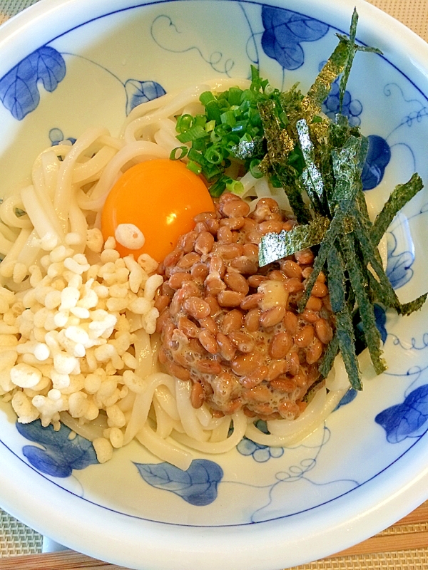 納豆ぶっかけうどん