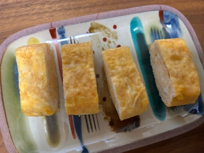 粉チーズ入りの卵焼き˚✧₊♩