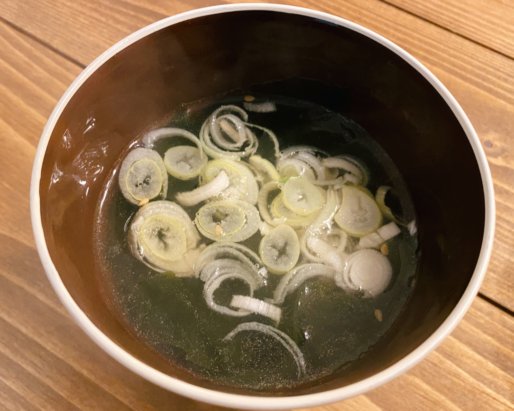 ・・♡ わかめスープ ♡・・