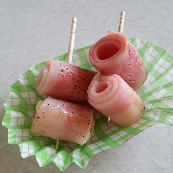 お弁当の隙間に くるくるベーコン巻き レシピ 作り方 By あ ち0024 楽天レシピ お弁当の隙間に くるくるベーコン巻き レシピ 作り方 By あ ち0024 楽天レシピ